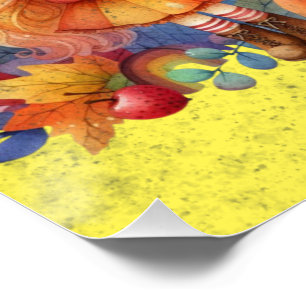 Hallo Herbst Poster