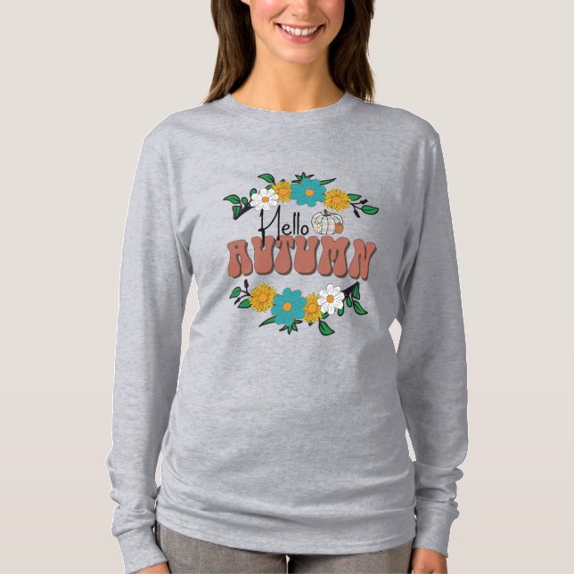 Hallo Herbst T-Shirt (Vorderseite)