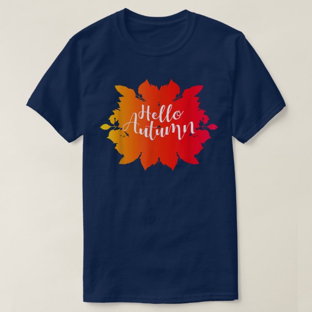 Hallo Herbst T-Shirt (Design vorne)