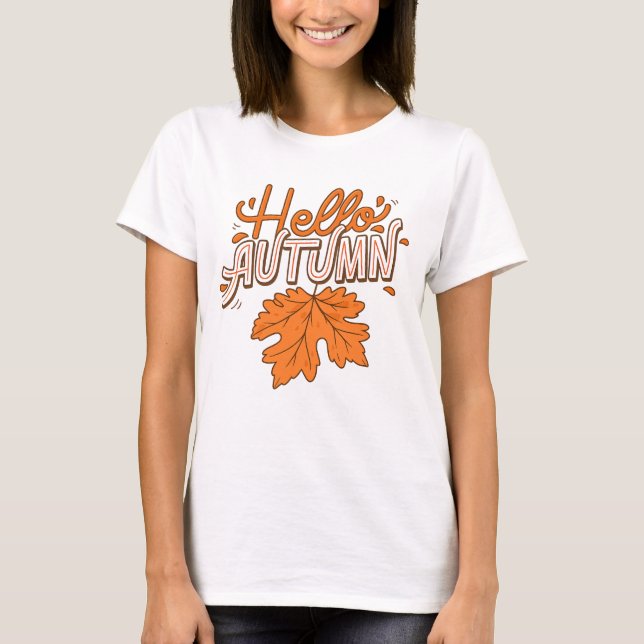 HALLO HERBST T-Shirt (Vorderseite)