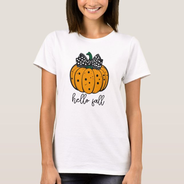 Hallo Herbst T-Shirt (Vorderseite)