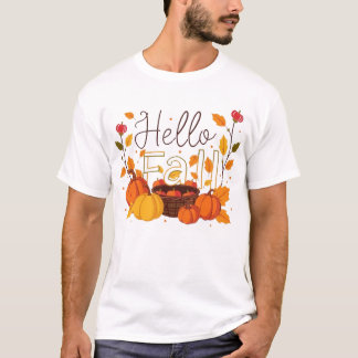 Hallo Herbst T - Shirt - Gemütliche Herbstwoben