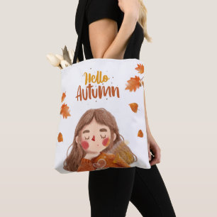 Hallo Herbst Tote Tasche - gemütlich & stilvoll