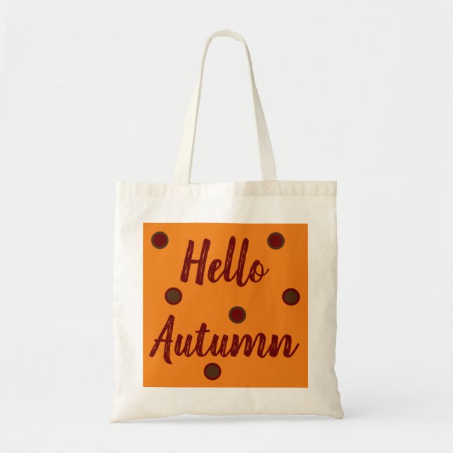 Hallo Herbst Tragetasche (Vorne)