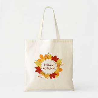 hallo Herbst Tragetasche