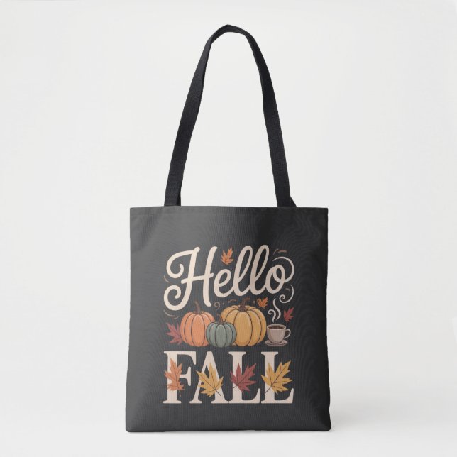 Hallo Herbst Vintager Herbststil (Vorderseite)