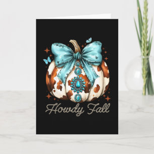 Hallo Herbst Western Pumpkin Saison Herbstlaub Th Karte