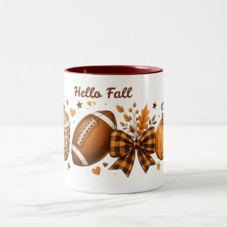 Hallo Herbst Zweifarbig Tasse