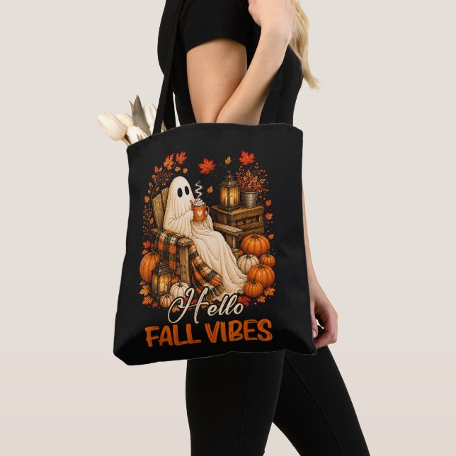 Hallo Herbstgefühle Geist Süßer Herbst Kürbis (Von Nahem)