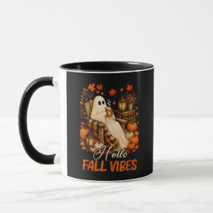 Hallo Herbstgefühle Geist Süßer Herbst Kürbis Tasse
