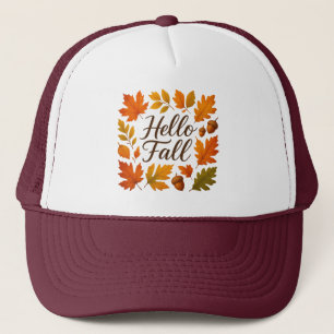 Hallo Herbstlaube und Eichhörnchen Truckerkappe