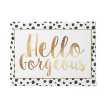 Hallo herrlich, Fußmatte