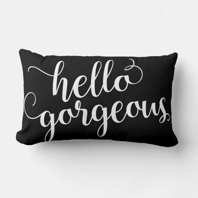 Hallo herrlich lendenkissen (Vorderseite)