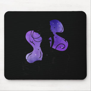 Hallo Hexen Halloween Western Witchy Cowgirl Und Mousepad
