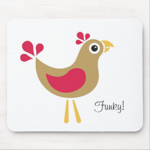 Hallo Huhn! Flippige Huhn-Mäusematte Mousepad