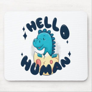 Hallo humorige Dinosaurier Mousepad