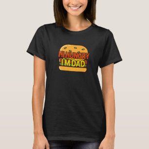 Hallo Hunger Ich bin Vater Vatertag Burger T-Shirt