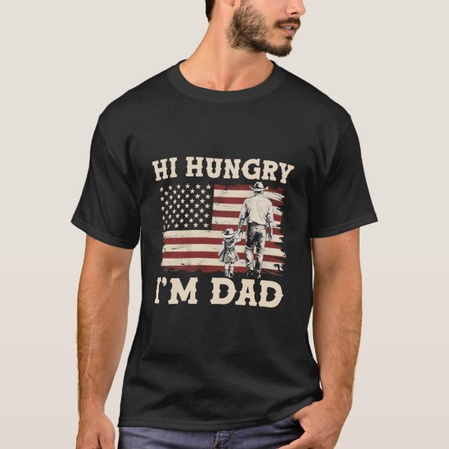 Hallo Hungrig ich bin Papa T-Shirt (Vorderseite)