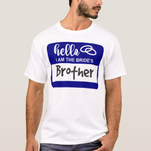 Hallo, ich bin das Abzeichen des Brautkollegen T-Shirt