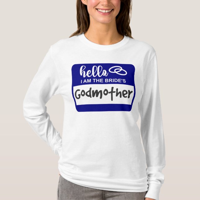 Hallo, ich bin das Abzeichen "Godmata Name" der Br T-Shirt (Vorderseite)