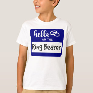 Hallo, ich bin das Abzeichen zum Namen der Ringträ T-Shirt