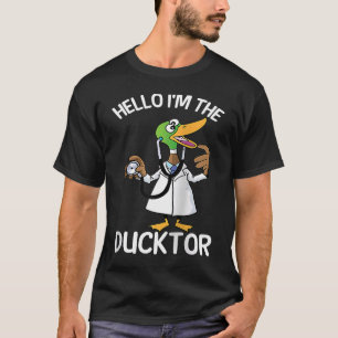 Hallo, ich bin das Tiertier des Ducktor Duck Veter T-Shirt