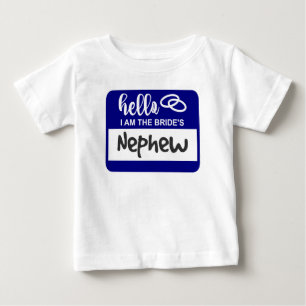 Hallo ich bin der Namensschild für den Neffen der  Baby T-shirt