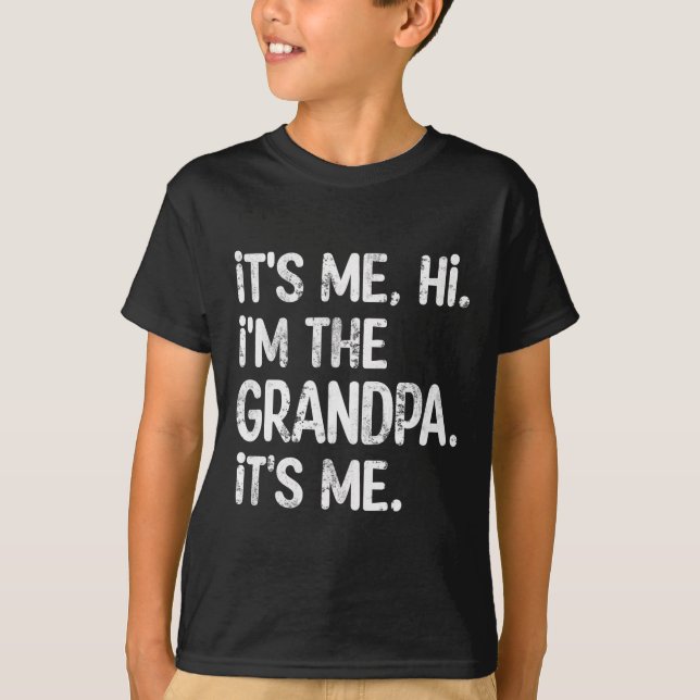 Hallo, ich bin der Opa, der ich Vater, der Gran T-Shirt (Vorderseite)