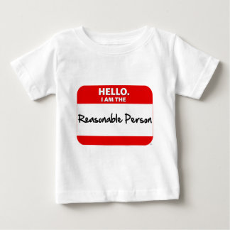 HALLO.  Ich bin die ANGEMESSENE PERSON Baby T-shirt