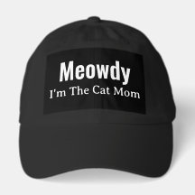 Hallo, ich bin die Katzenmutter, Custom Hut, Lusti