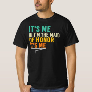 Hallo, ich bin die Trauzeugin Lustige Hochzeitszit T-Shirt