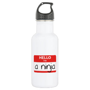 Hallo, ich bin ein Ninja Trinkflasche