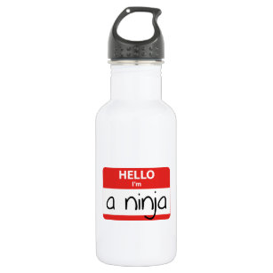 Hallo, ich bin ein Ninja Trinkflasche