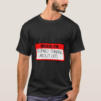 Hallo Ich bin gerade hier für Snacks Funny Name Ta T-Shirt