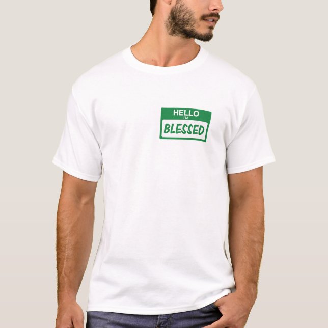 Hallo ich bin gesegnet Kleeblatt St Patricks Men W T-Shirt (Vorderseite)