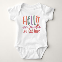 Hallo, ich bin neu hier - Baby Boy Bodysuit Baby Strampler