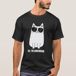 Hallo, ich bin peinlich lustige Katze Introvertier T-Shirt