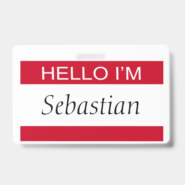 Hallo, ich bin Personalisiert Ausweis (Vorderseite)