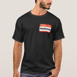 Hallo ich bin Phantastisch Humour Funny Name Tag G T-Shirt