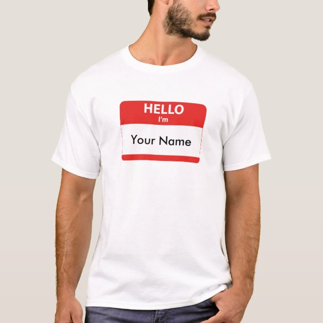 Hallo, ich bin T-Shirt (Vorderseite)