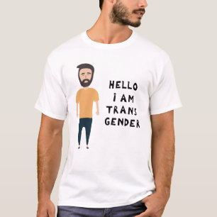 Hallo Ich bin Transgender T-Shirt