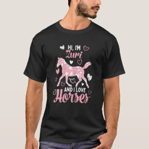 Hallo, ich bin Zuri und ich liebe Pferde Süßes He T-Shirt