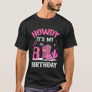Hallo, ich habe meinen 8. Geburtstag, 8-jährige Co T-Shirt