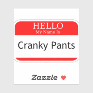 Hallo, ich heiße Kurbelmäuse Aufkleber