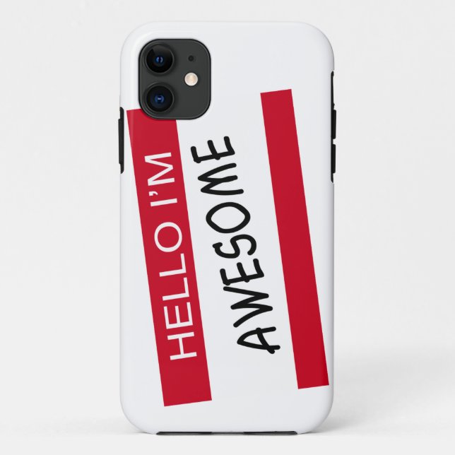 Hallo Im fantastisch Case-Mate iPhone Hülle (Rückseite)