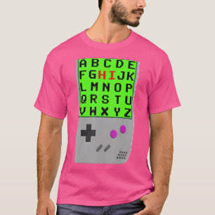 Hallo in Alphabet zurück in die Schule Vorkinderga T-Shirt