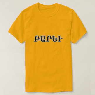 Hallo in Armenisch Բ ա ր ե ւ T-Shirt