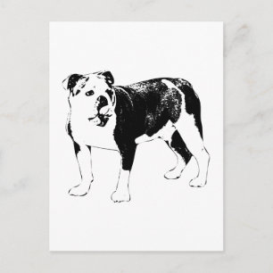Hallo in Tinte, Hundepost Postkarte