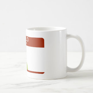 hallo ist mein Name android Tasse