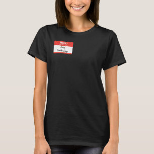 Hallo ist mein Name: Beschäftigte Overthinking T-Shirt